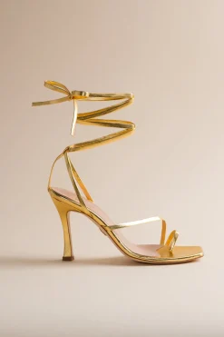 Bike Shoe In Gold