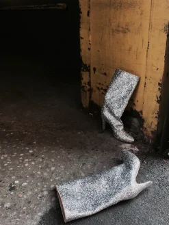 Elevator Boot In Disco Dust Glitter