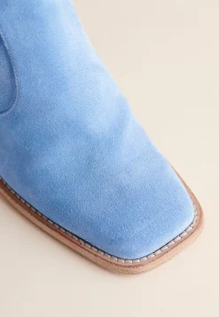 Lauryn Boot In Blue Suede