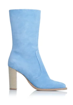 Lauryn Boot In Blue Suede