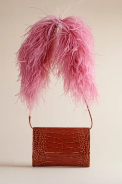 Lijadu Bird Bag In Cognac Croc