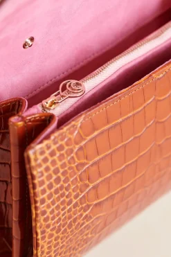 Lijadu Bird Bag In Cognac Croc