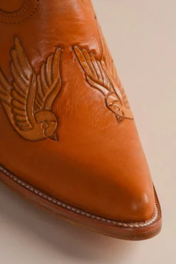 Mermaid Doodle Cowboy Boots