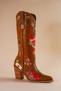 My Body My Choice Doodle Cowboy Boot