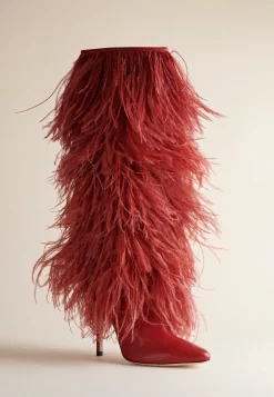 Palms Boot In Oxblood Suede