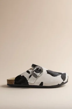 Women's Greg Shoe In Black Cow